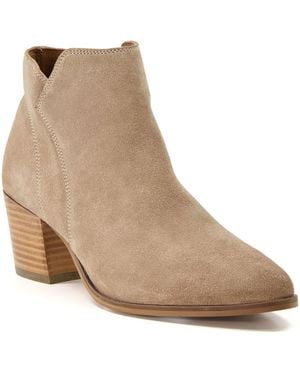 Dune Ladies Wf Parlor Heeled Ankle Boots - Natural