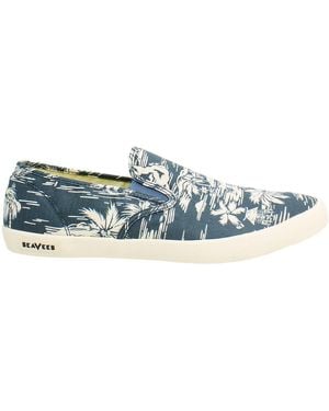Seavees Baja Beachcomber Plimsolls - Blue