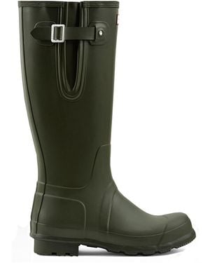HUNTER Original Side Verstelbare Laars Donker Olijf - Groen