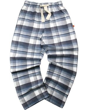 Mini Vanilla Cotton Lounge Pant Pyjama Trouser - Blue