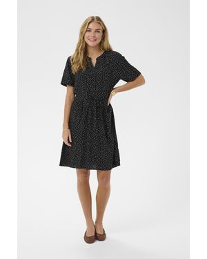Cream Jurk Crtiah Jurk Feminine - Zwart