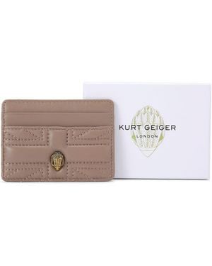 Kurt Geiger Leather Kgl Uj Card Holder - Grey