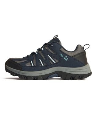 Peter Storm Buxton Ventilated Walking & Hiking Shoe With Stormgrip Outsole - Black