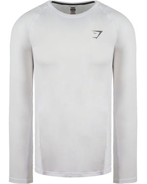 GYMSHARK Speed Wit Topje - Grijs