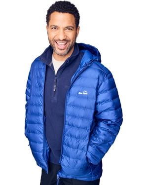 Peter Storm Loch Down Water Repellent & Insulated Jacket With Adjustable Hood - Blue