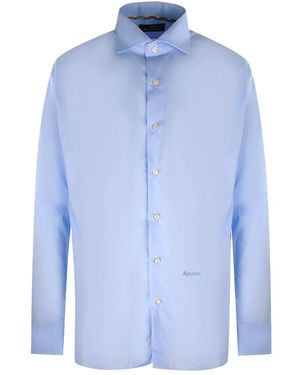 Aquascutum Long Sleeve Royal Shirt - Blue
