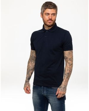Kruze By Enzo Short Sleeve Polo Shirts - Blue