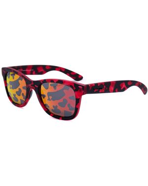 Italia Independent Sunglasses 50/20/140 Mm Acetate - Red