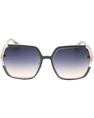 Guess Gradient Smoke Lens Sunglasses - Blue