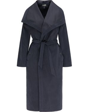 Dreimaster Cupro Jas Dames Marine - Blauw