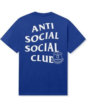 ANTI SOCIAL SOCIAL CLUB Anti Social Club Assc X Everton Fc Evertonian Tee - Blue