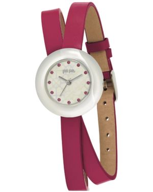 Folli Follie Ladies Watch Quartz Stainless Steel - Red