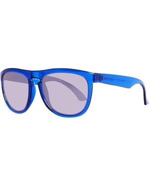 Benetton Benetton Mannen Zonnebril 55/18/145 Mm Geïnjecteerd - Blauw