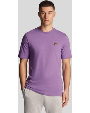 Lyle & Scott Plain T-Shirt - Purple