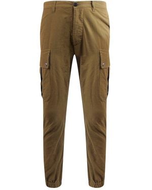 DSquared² Cargo Style Trousers Cotton - Green