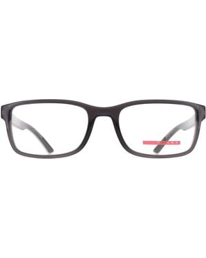 Prada Rectangular Transparent Ps06Rv - Brown