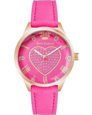 Juicy Couture Jc1300Rghp Ladies Watch - Pink
