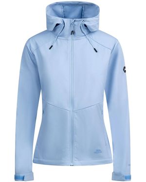 Trespass Ladies Eunice Soft Shell Jacket Haze) - Blue