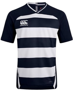 Canterbury Evader Hooped Vapodri Jersey - Blue