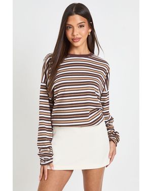 Boohoo Tailored Mini Skirt - Multicolour
