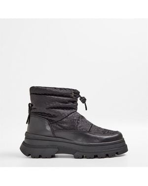 BOSS Foster Bootie Lug Sole Boots - Black