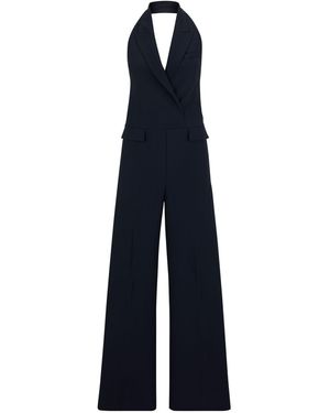 BOSS Dacom Halterneck Jumpsuit - Blue