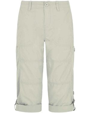 Weird Fish Ladies Salena 3/4 Shorts (Oyster) - Natural