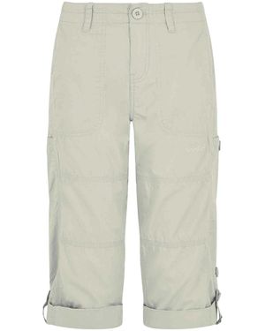 Weird Fish Ladies Salena 3/4 Shorts (Oyster) - Natural