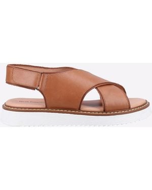 Hush Puppies Clarissa Cross Over Sandals - Brown