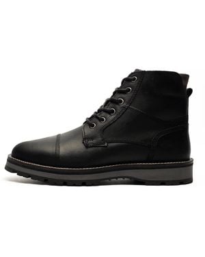 Mantaray Tay By Debenhams Leather Boots - Black