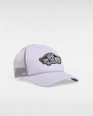 Vans Classic Patch Curved Bill Trucker Hat - White