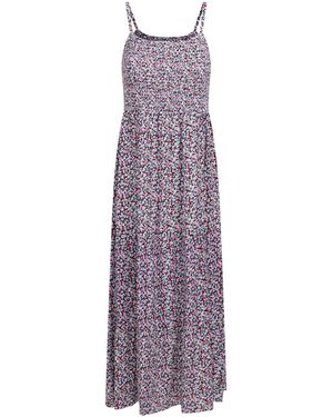 Trespass Ladies Selena Ditsy Floral Maxi Dress (Multicoloured) - Purple