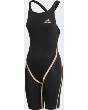 adidas Originals Adizero Xx Open-Back Swimsuit - Black