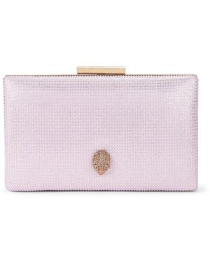 Kurt Geiger Kensington Box Clutch Bag - Purple