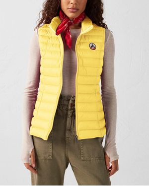 J.O.T.T Seda Down High Neck Gilet - Yellow