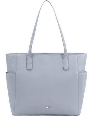 Paul Costelloe Lucinda Leather Shoulder Bag - Blue