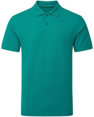 Asquith & Fox Plain Short Sleeve Polo Shirt (Jade) - Green