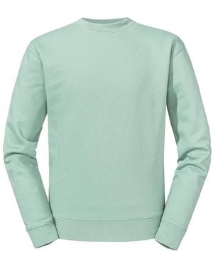 Russell Plain Set-In Sweatshirt (Eucalyptus) - Green