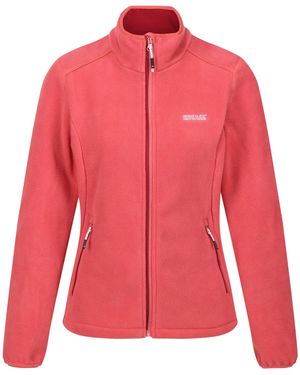 Regatta Ladies Floreo Iv Full Zip Fleece Jacket (Mineral) Material_Polyester - Pink