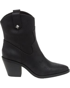 Rocket Dog Ladies Feather Cowboy Boots - Black