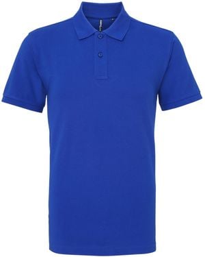 Asquith & Fox Poloshirt Met Korte Mouwen (Koninklijk) - Blauw