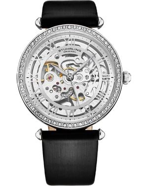 Stuhrling Luxe Automatic 4022 38Mm Skeleton - Grey