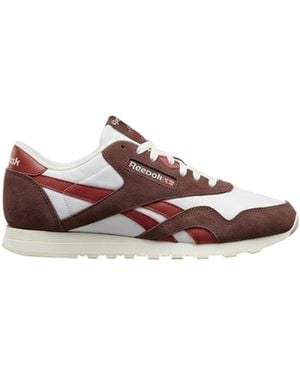 Reebok Ladies Glide Suede Cushioned Flat Trainers - Brown