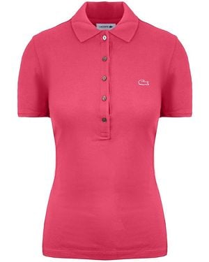 Lacoste Slim Fit Polo Shirt Cotton - Pink