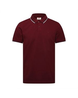 Levi's Levi's Slim Housemark Polo Bright Whi - Red