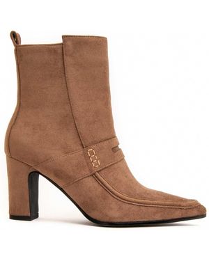 Montevita Heel Ankle Boot Caria - Brown