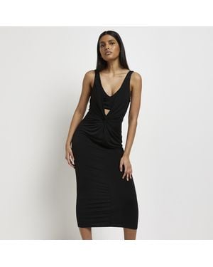 River Island Bodycon Midi Dress Heidi - Black