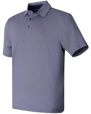 Under Armour Playoff 3.0 Micro-Stripe Polo Shirt (Midnight/Downpour/ - Blue