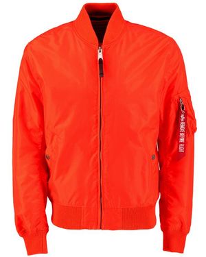 Alpha Industries Ma-1 Tt Two Tone Bomber Jacket - Rood