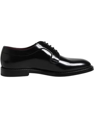 Dolce & Gabbana Leather Oxford Formal Shoes - Black